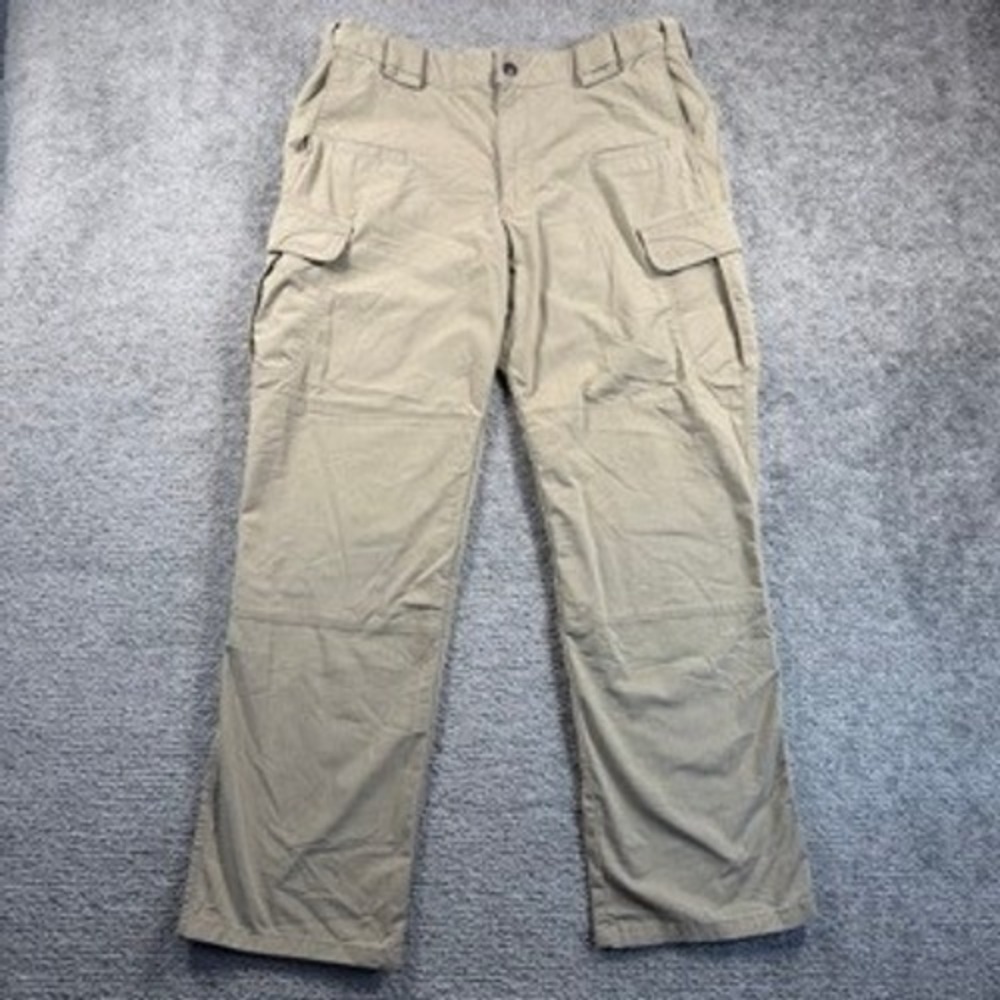 5.11 Tactical Mens 36x32 Khaki Tan Ripstop Cargo Pants 74369-070